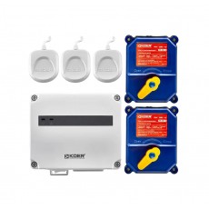 Система контроля протечки воды Koer KR.1501.SET (кран 1/2" 2 шт + датчик 3 шт)